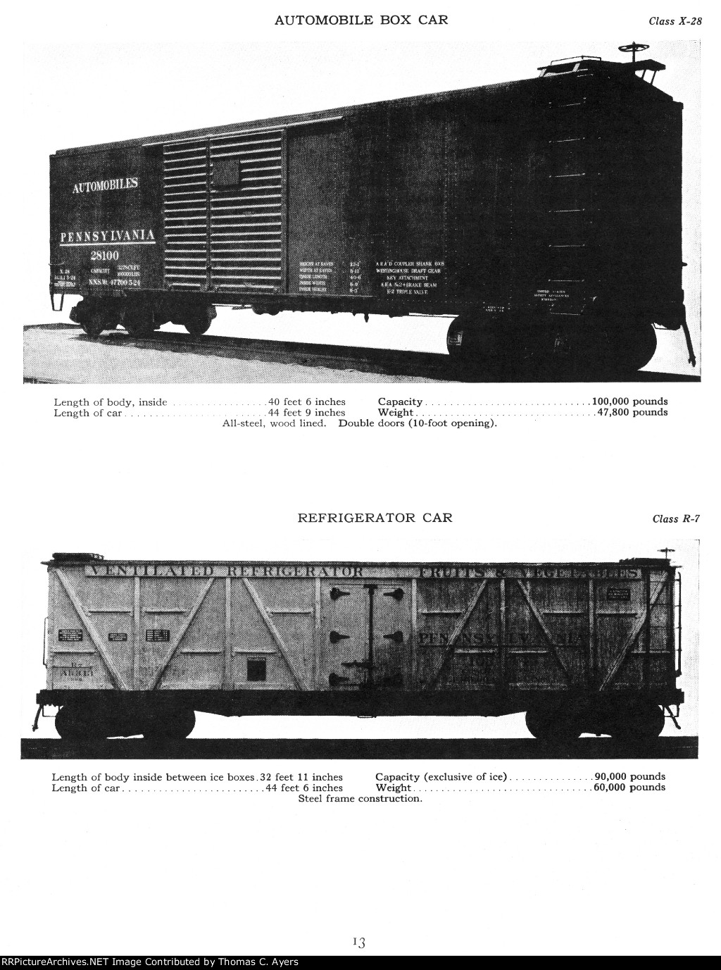 PRR "Modern Cars And Locomotives: 1926," Page 13